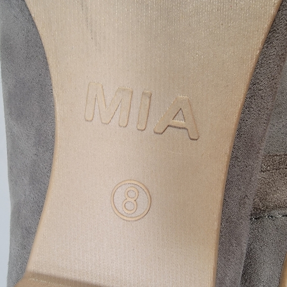 Mia Jeanette Faux Suede Pointed Toe Flats Size 8 Casual Comfy - Picture 11 of 16